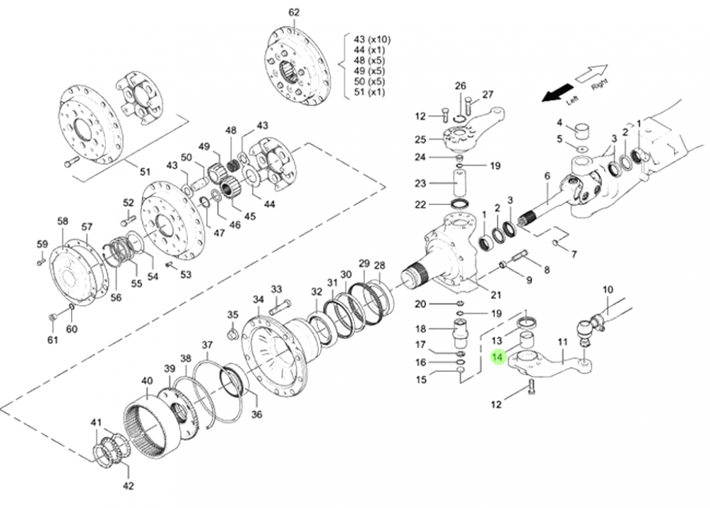 81.93020.0460  转向节臂衬套,Knuckle arm bushing,济南向前汽车配件有限公司