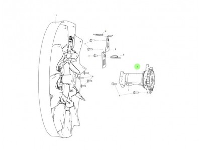 201-06600-6118,Fan bracket,济南向前汽车配件有限公司