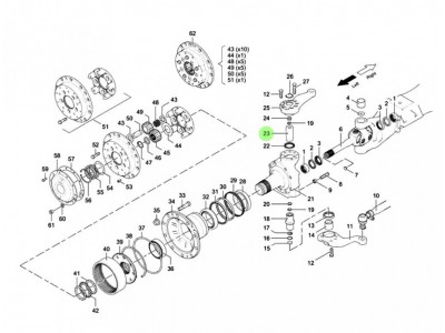 81.36305.0015  转向节上主销,Steering knuckle top kingpin,济南向前汽车配件有限公司