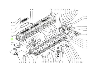 4.06.183  气缸罩垫片,Cylinder cover gasket,济南向前汽车配件有限公司