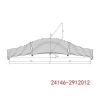 24146-2912012 車輛底盤葉片彈簧減震懸架