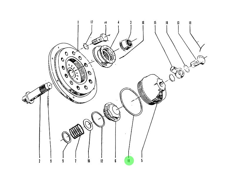 36C.03.109  密封垫,Sealing gasket,济南向前汽车配件有限公司