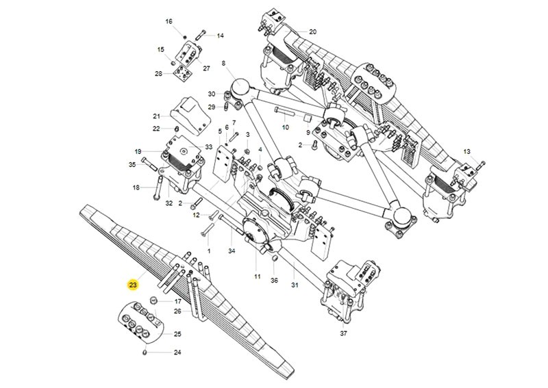 WG9725520289+001 后钢板弹簧第一片,Rear leaf spring piece 1,济南向前汽车配件有限公司