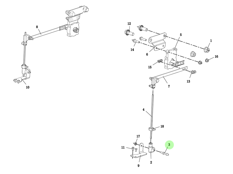 81.91020.0742 高度阀组件销钉,Height valve assembly pin,济南向前汽车配件有限公司