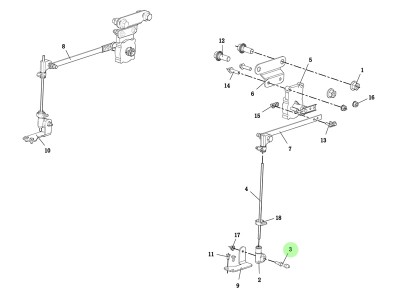 81.91020.0742 高度阀组件销钉,Height valve assembly pin,济南向前汽车配件有限公司