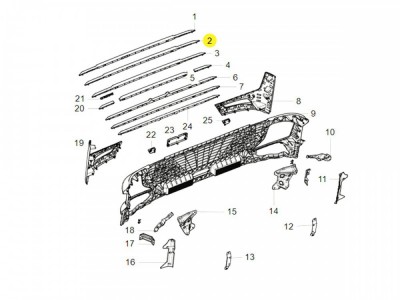 28EWZF411R-03250  大灯左上安装支架,Headlight upper left bracket,济南向前汽车配件有限公司