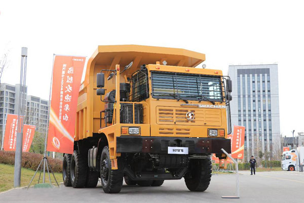 陜汽90T礦車