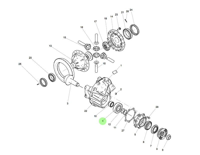 MQ6-32499-0194  圆锥滚子轴承,tapered roller bearing,济南向前汽车配件有限公司