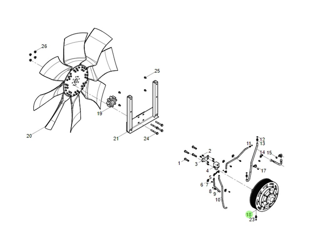 1001315275 风扇离合器,Fan clutch,济南向前汽车配件有限公司