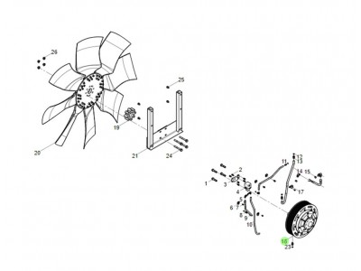 1001315275 风扇离合器,Fan clutch,济南向前汽车配件有限公司