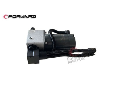 WG9925820031  举升电机泵总成(安装孔在中间）,Electric lift oil pump assembly,济南向前汽车配件有限公司