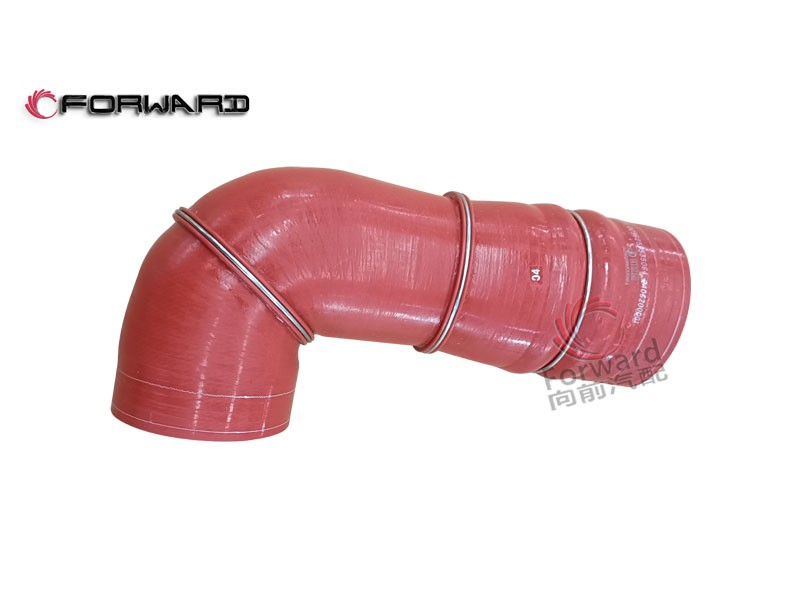 DZ96259535064 中冷器出气胶管,Intercooler air outlet hose,济南向前汽车配件有限公司