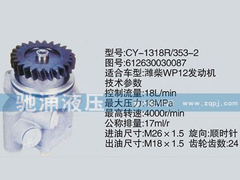 612630030087,潍柴系列转向泵,济南驰涌贸易有限公司