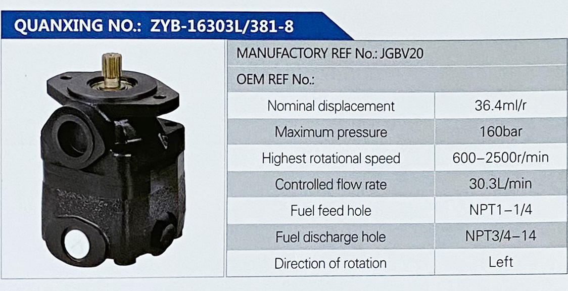 转向助力叶片泵，转向泵/JGBV20