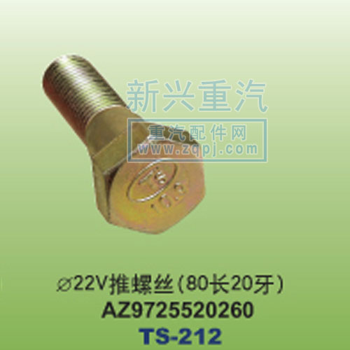 AZ9725520260,￠22V推螺丝80长20牙,晋江新兴螺丝有限公司